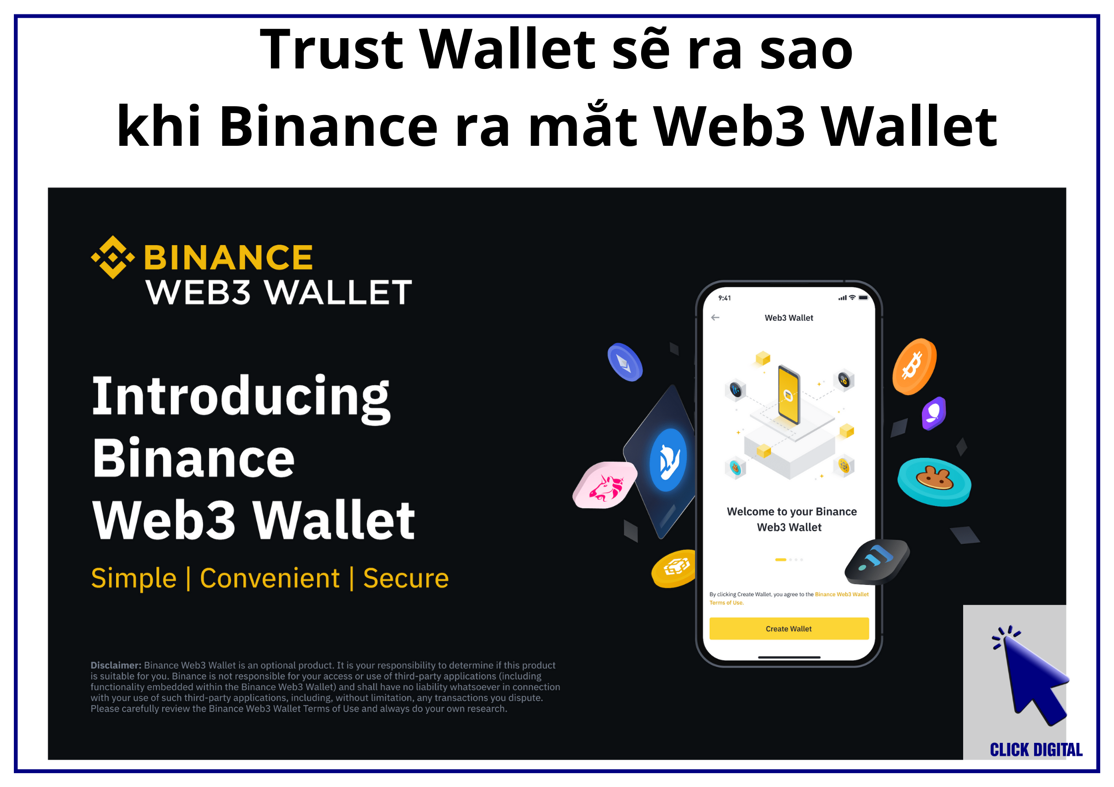 Trust Wallet sẽ ra sao khi Binance ra mắt Web3 Wallet