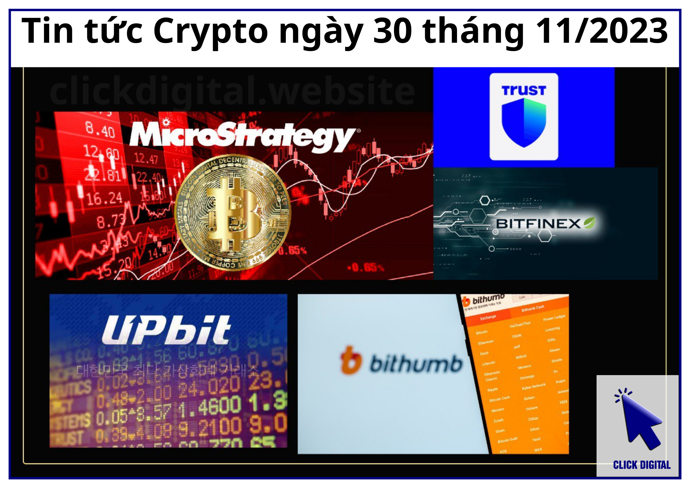 Tin tức Crypto ngày 30 tháng 11/2023: MicroStrategy mua thêm 16.130 BTC