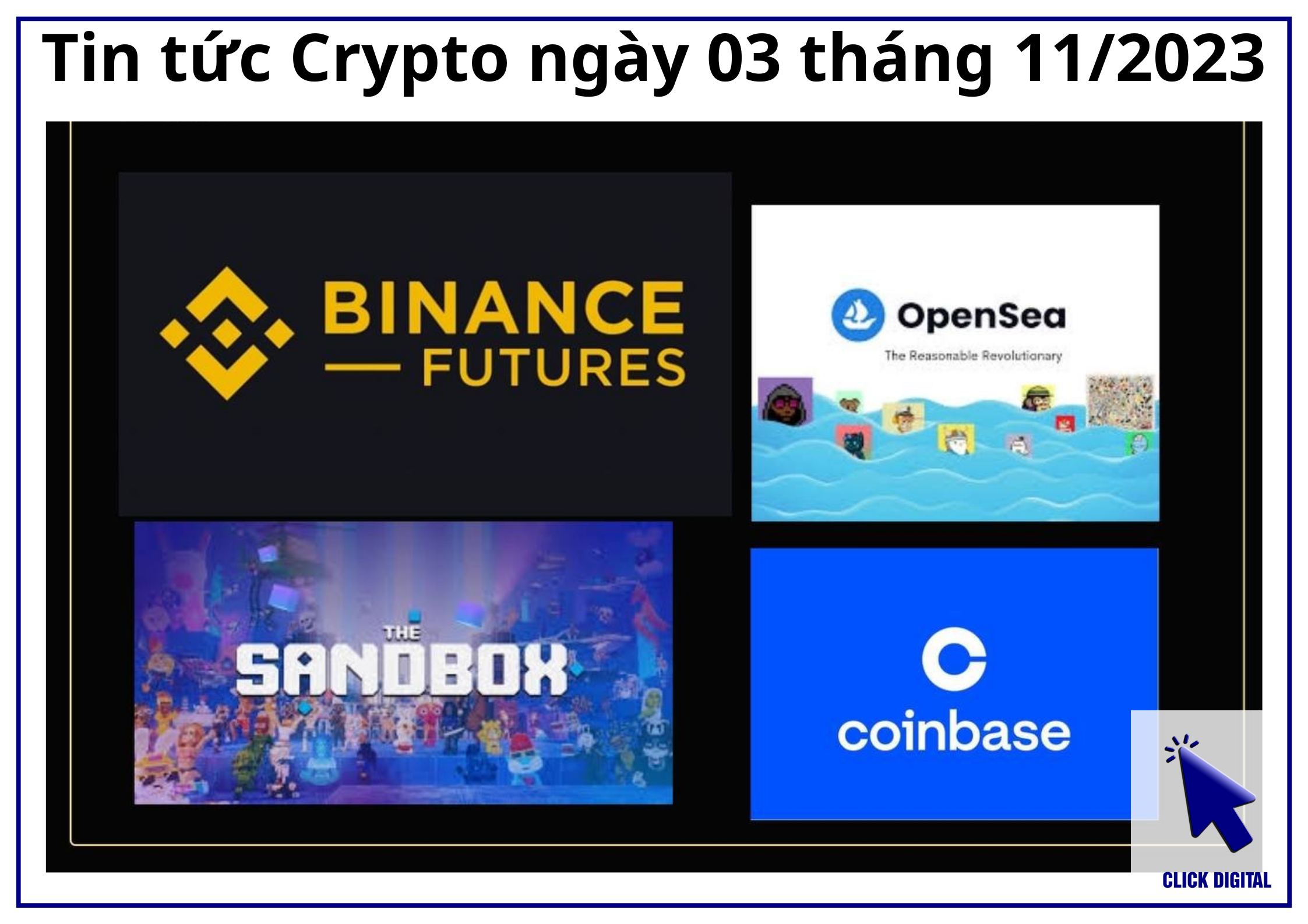 Tin tức Crypto ngày 03 tháng 11/2023