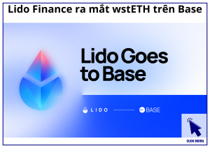 Lido Finance ra mắt wstETH trên Base