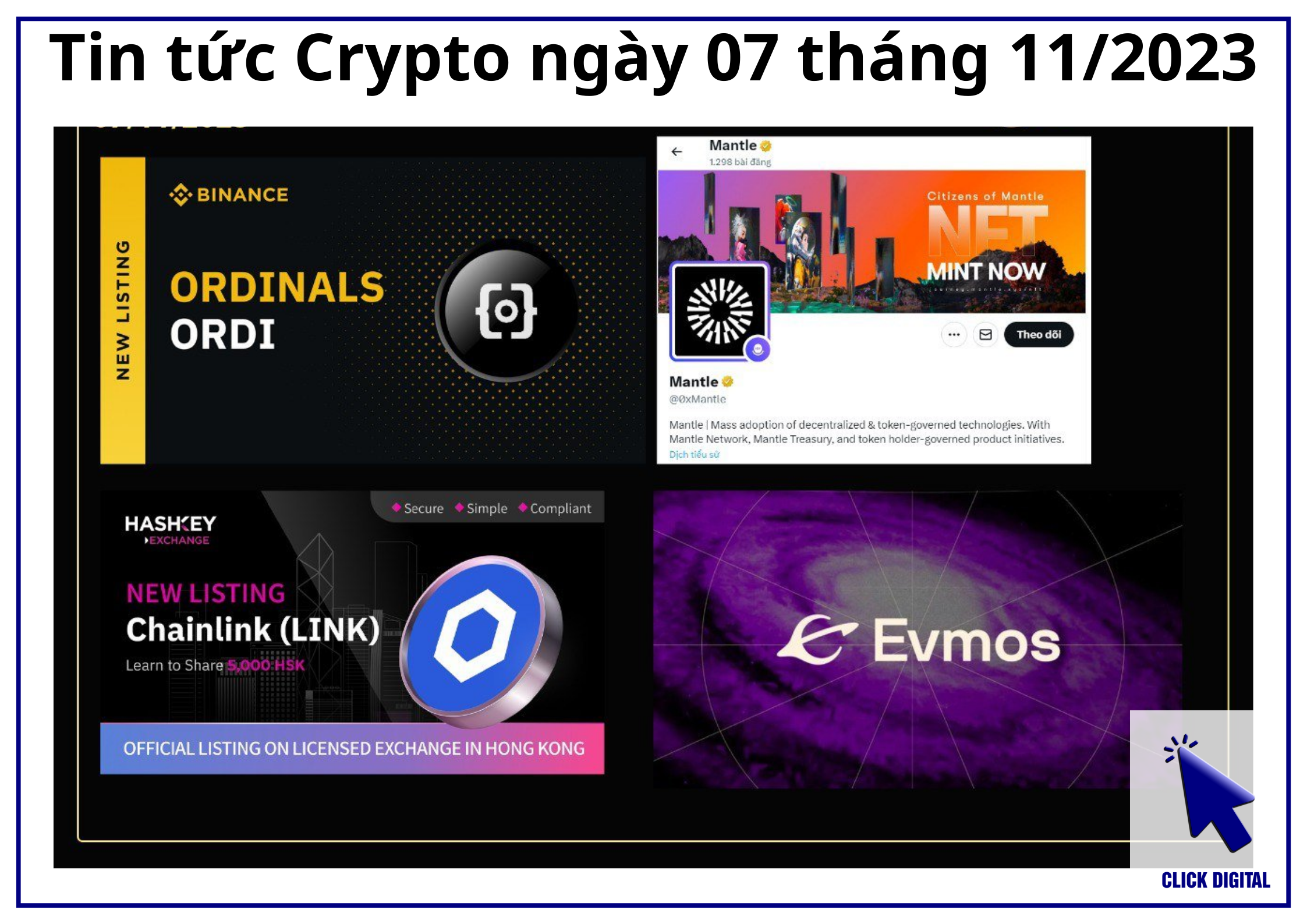 Tin tức Crypto ngày 07 tháng 11/2023