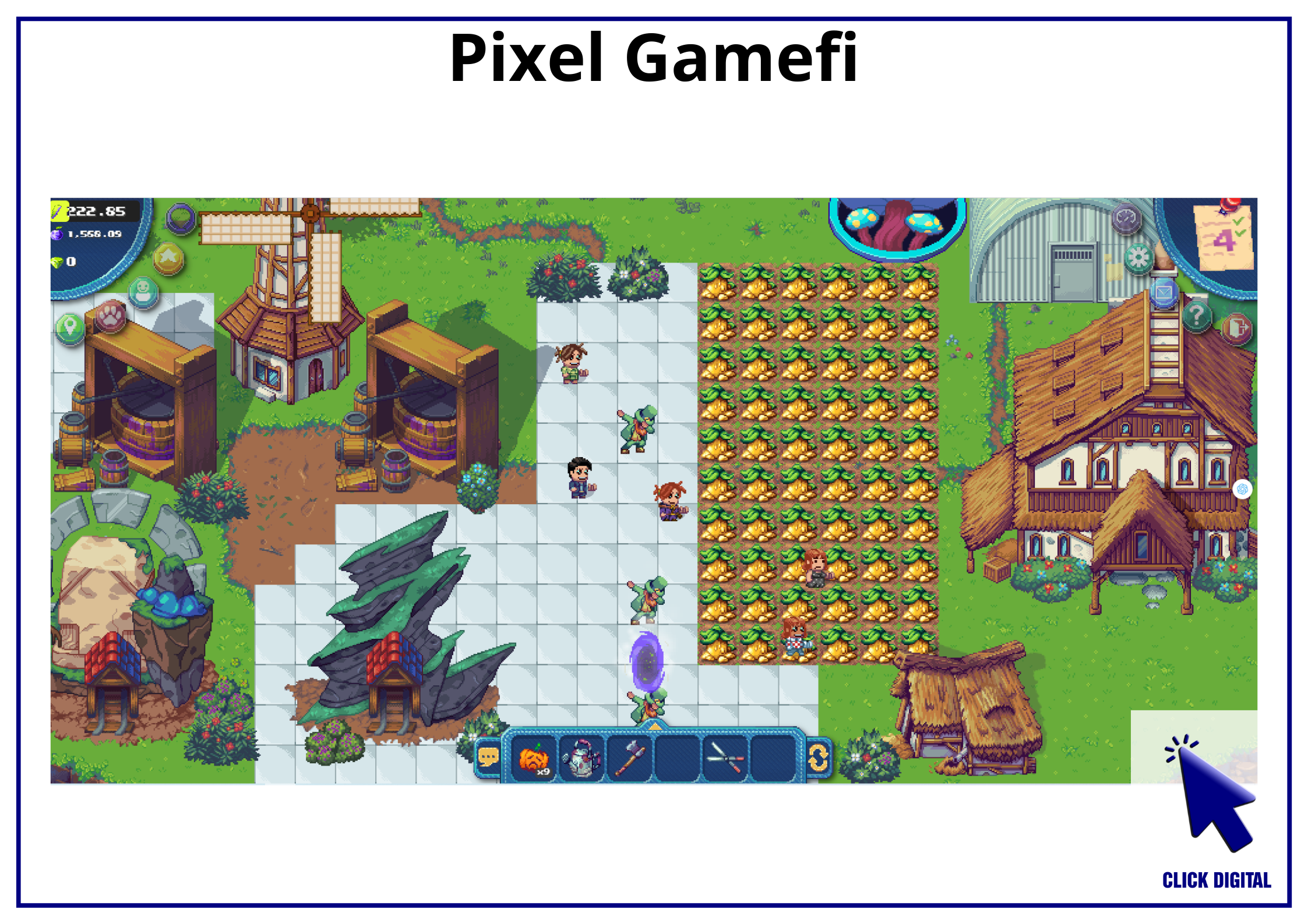 Pixel Gamefi trên mạng Ronin và Polygon - Crypto