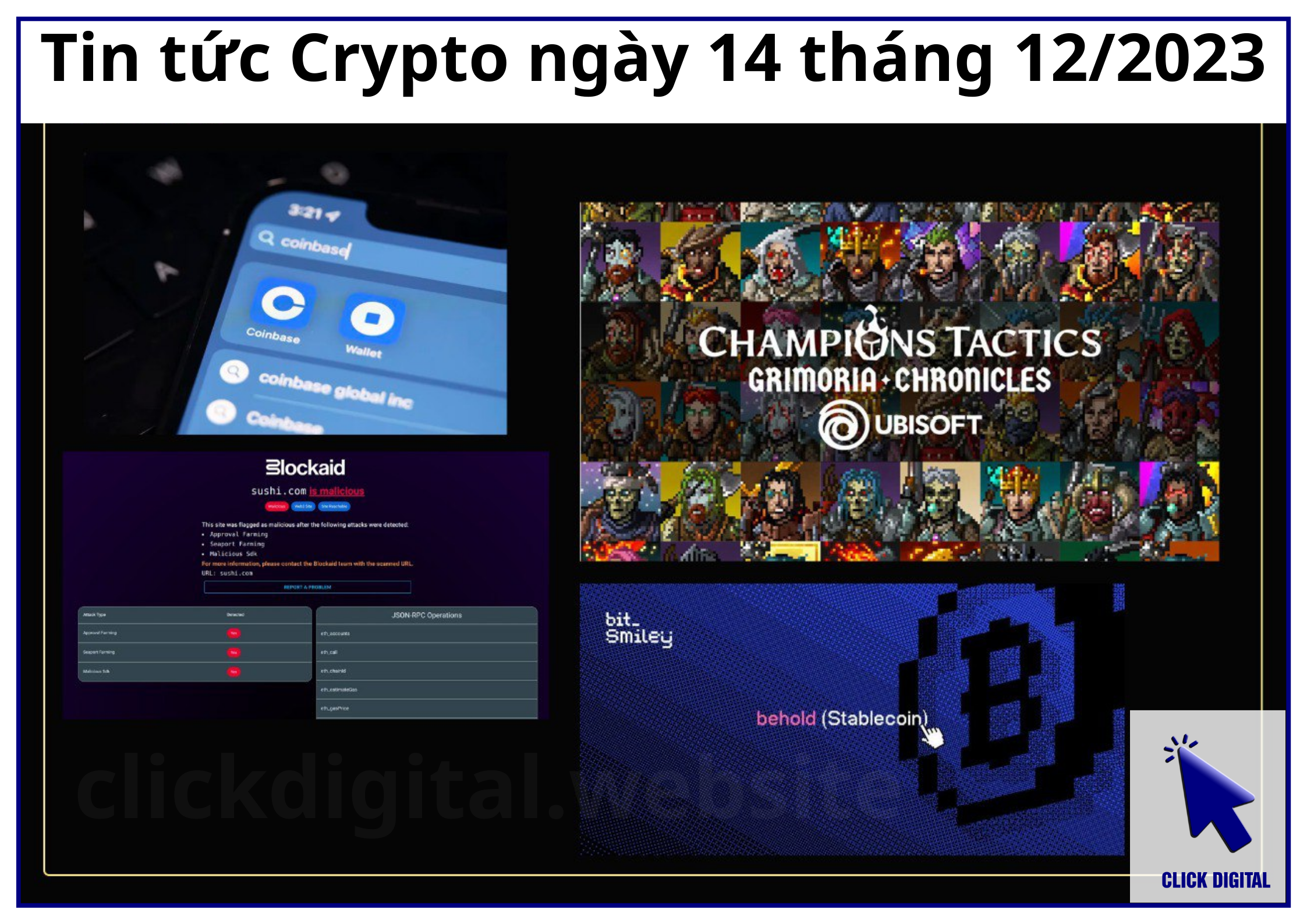 Tin tức Crypto ngày 14 tháng 12/2023: JPMorgan dự đoán ETH sẽ tăng mạnh hơn BTC