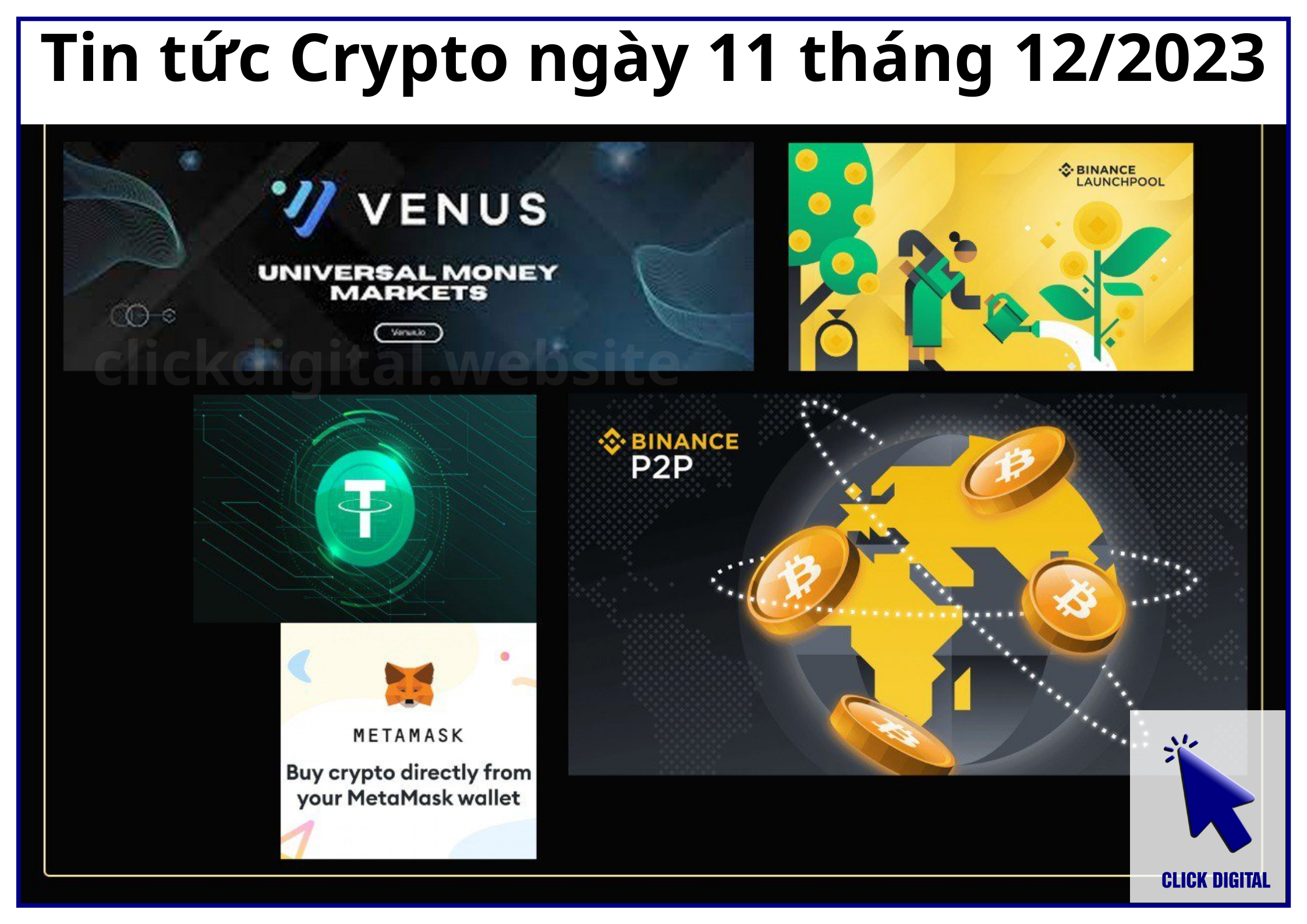 Tin tức Crypto ngày 11 tháng 12/2023: Google cho phép quảng cáo về Crypto