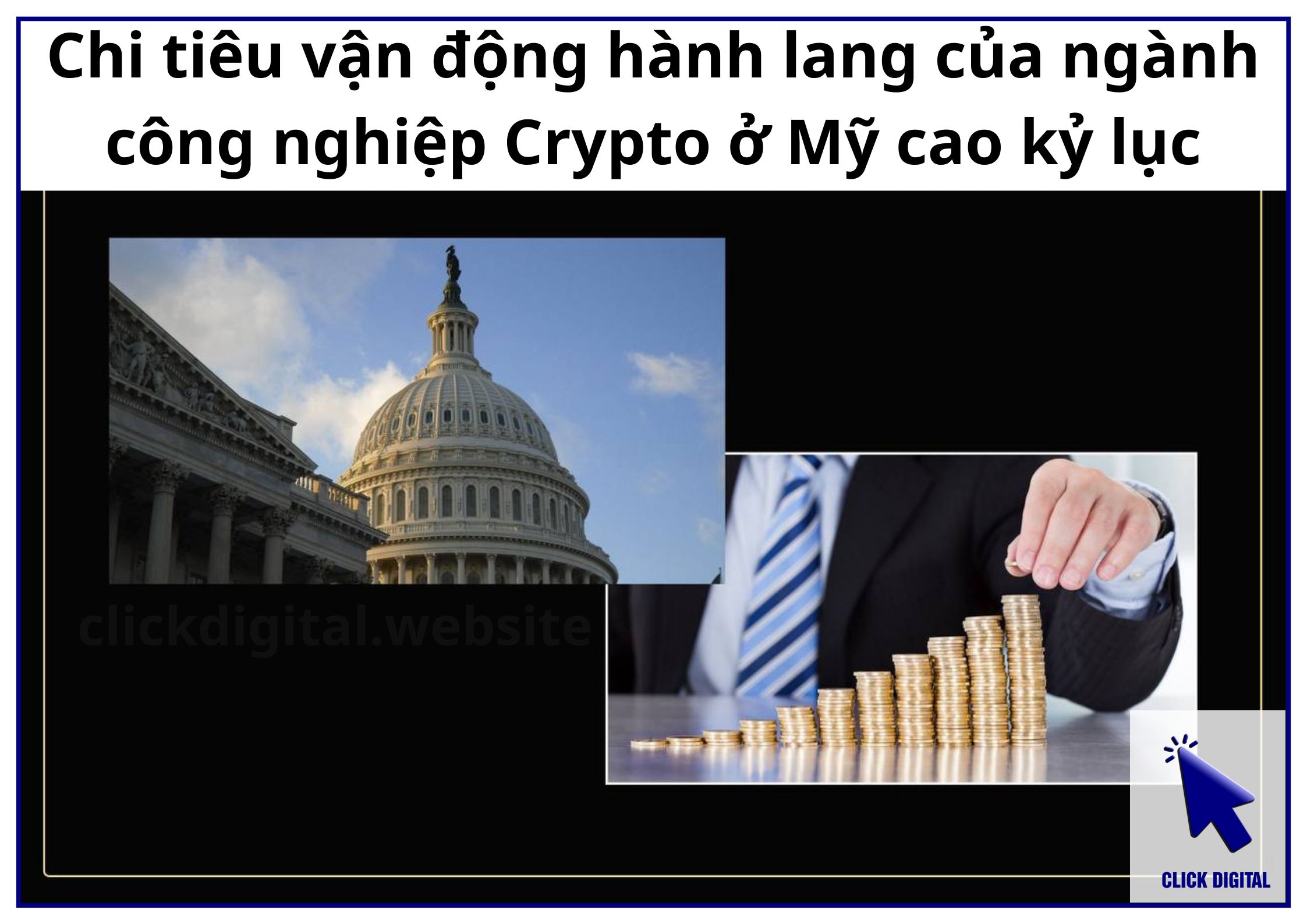 Chi tiêu vận động hành lang của ngành công nghiệp Crypto ở Mỹ cao kỷ lục