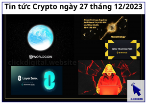 Tin tức Crypto ngày 27 tháng 12/2023