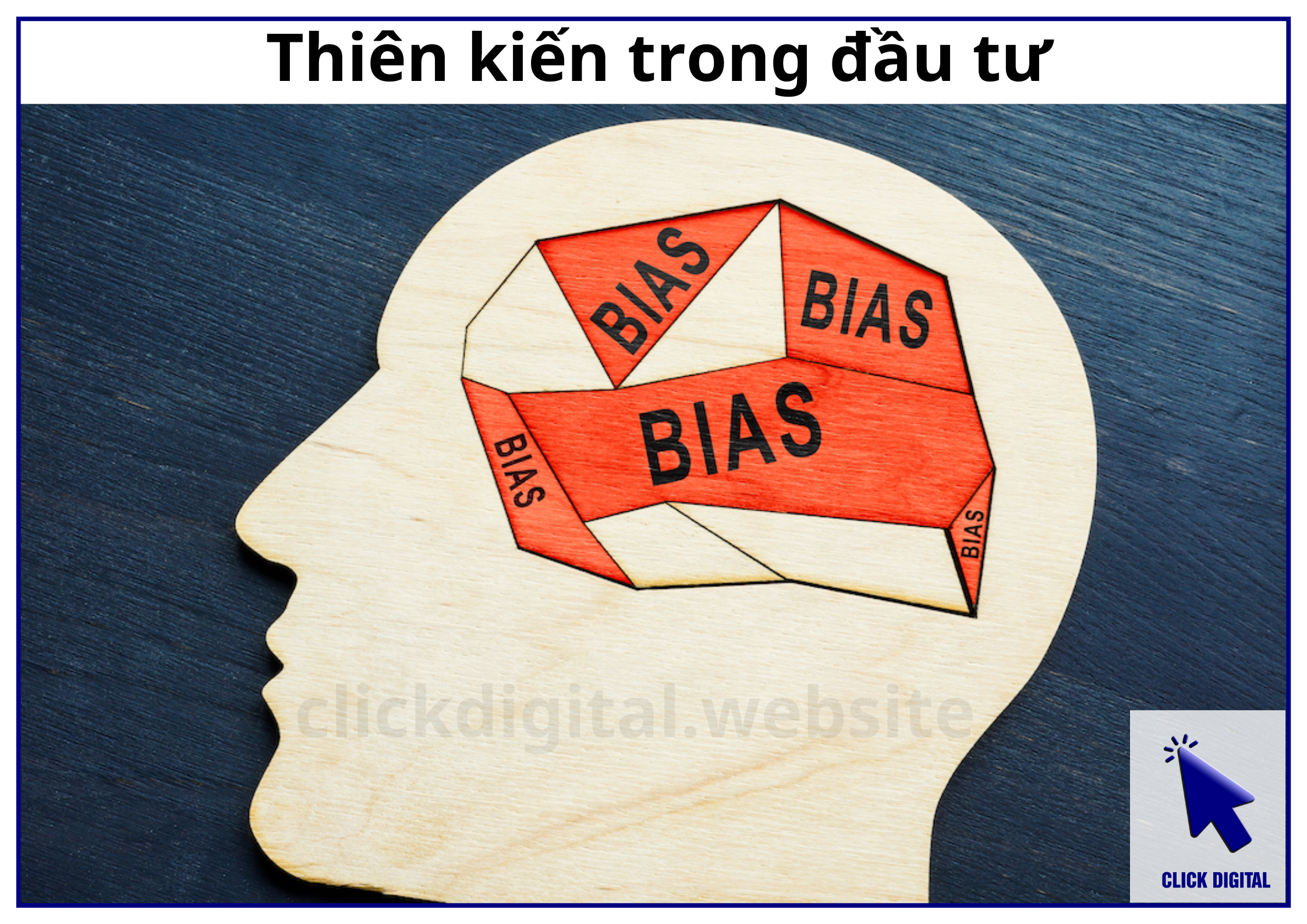 Bị thiên kiến trong đầu tư: Chỉ tin vào điều bạn muốn tin (có ví dụ giá lên hay xuống)