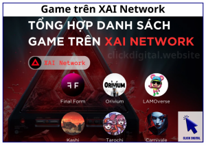 6 game trên hệ XAI Network Blockchain