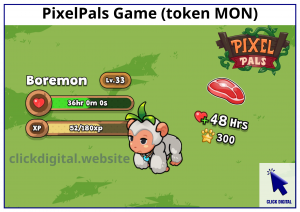 PixelPals Game (token MON)