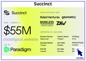 Dự án ZK-proof Succinct Labs gọi vốn 55 triệu USD