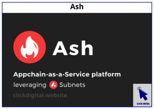 Ash: Dự án Appchain-as-a-Service mạng Avalanche (AVAX) subnet