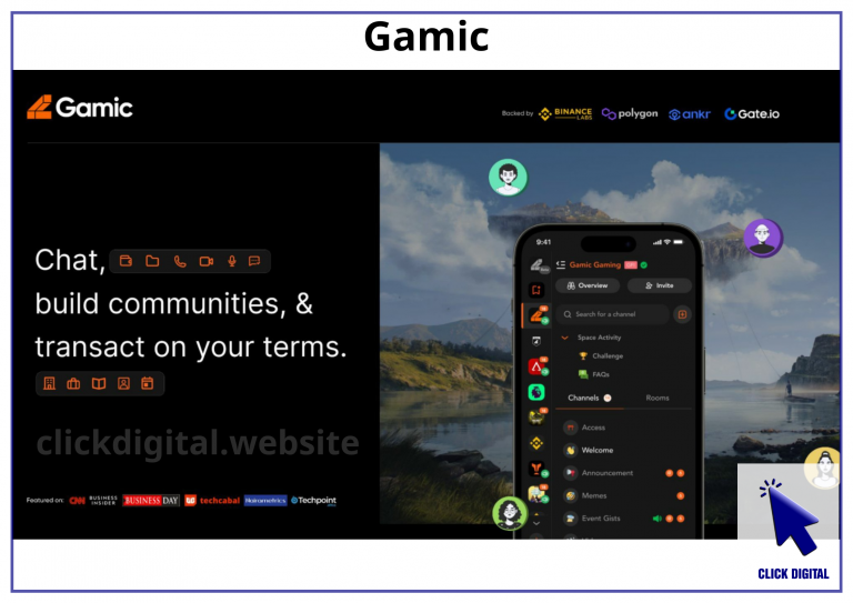 Gamic, social app for gamer