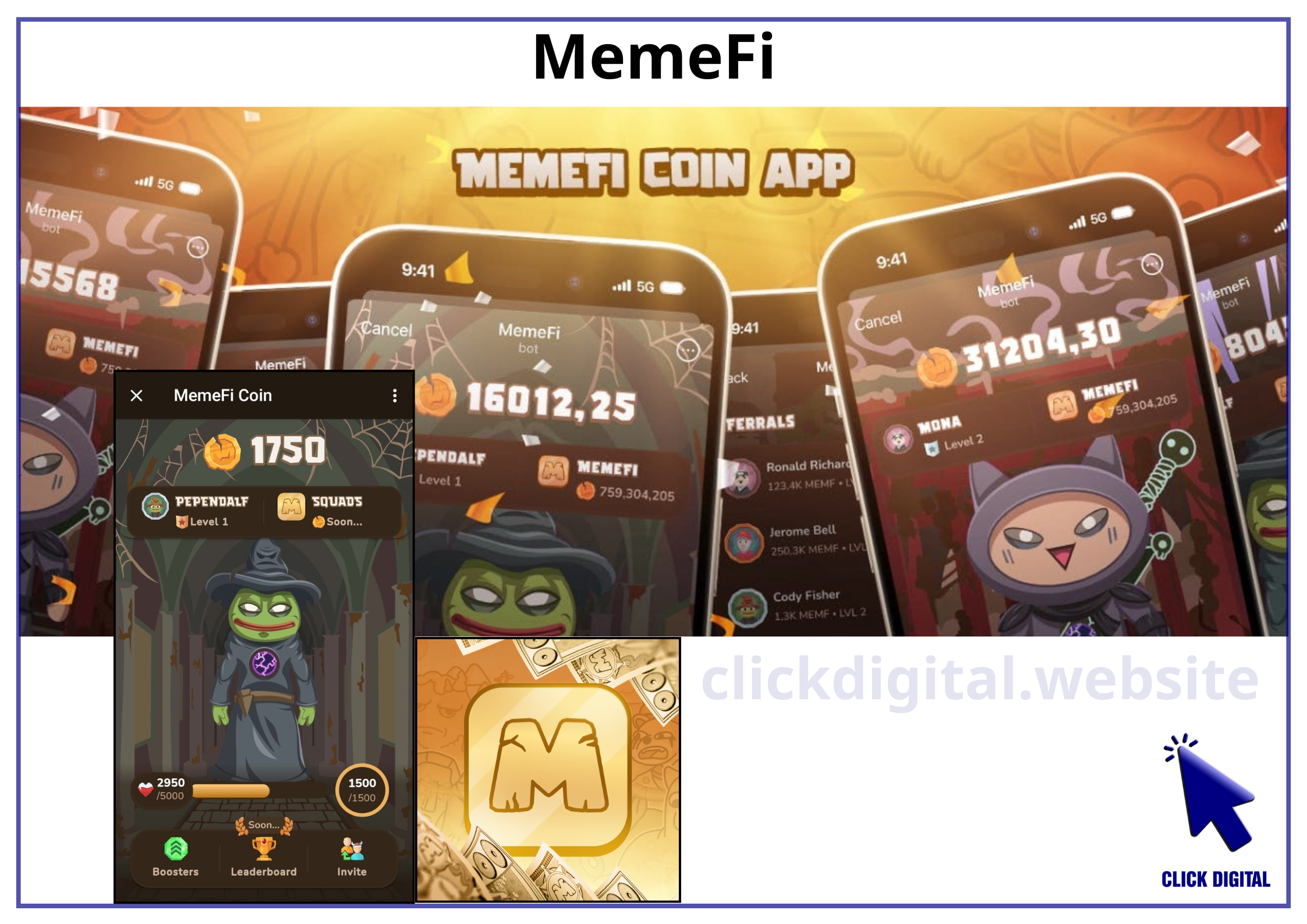 Kiếm airdrop MeMeFi hệ LINEA, thao tác trên Telegram giống Notcoin