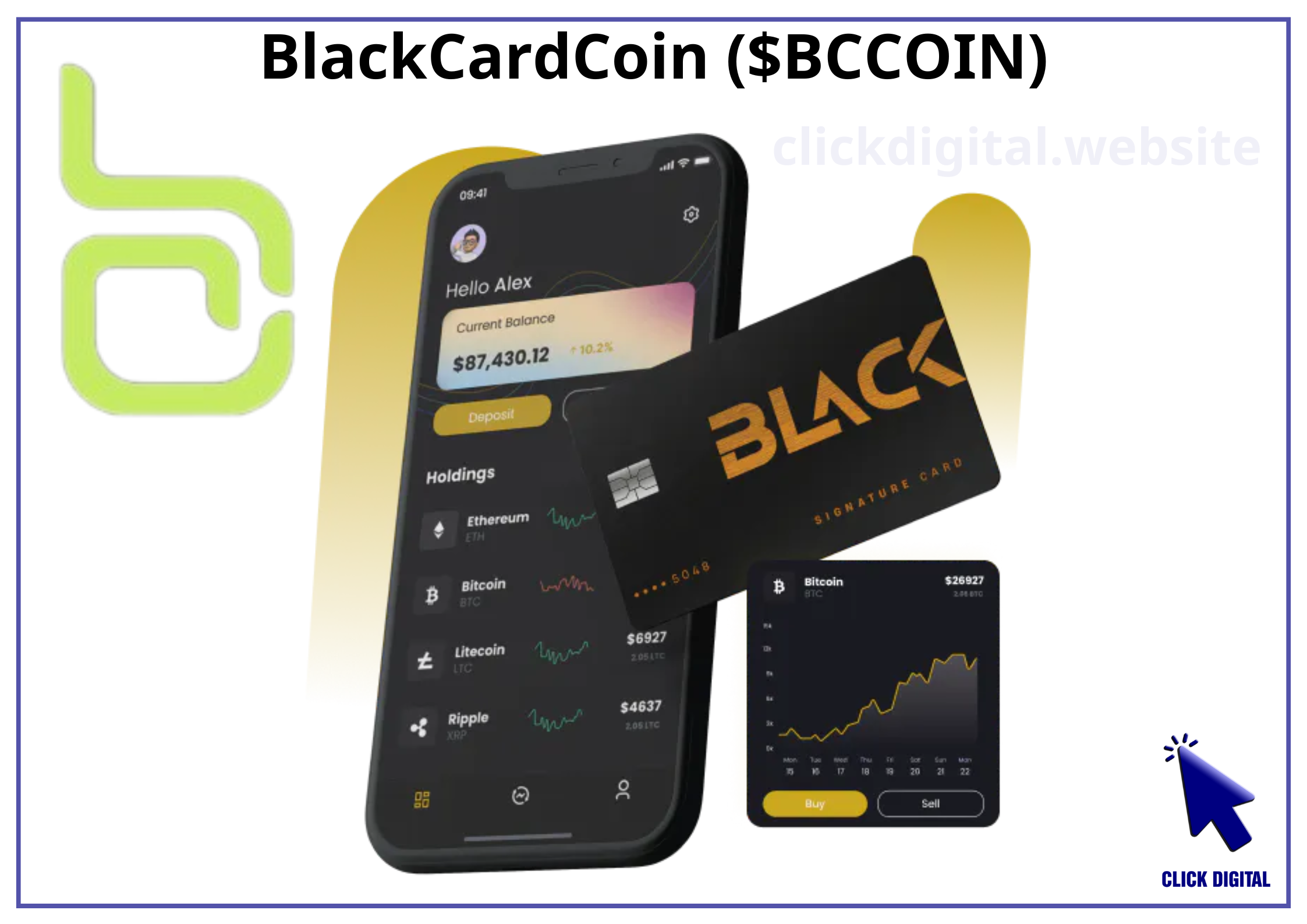 BlackCardCoin ($BCCOIN): Dự án BlackCard – Thẻ tín dụng crypto