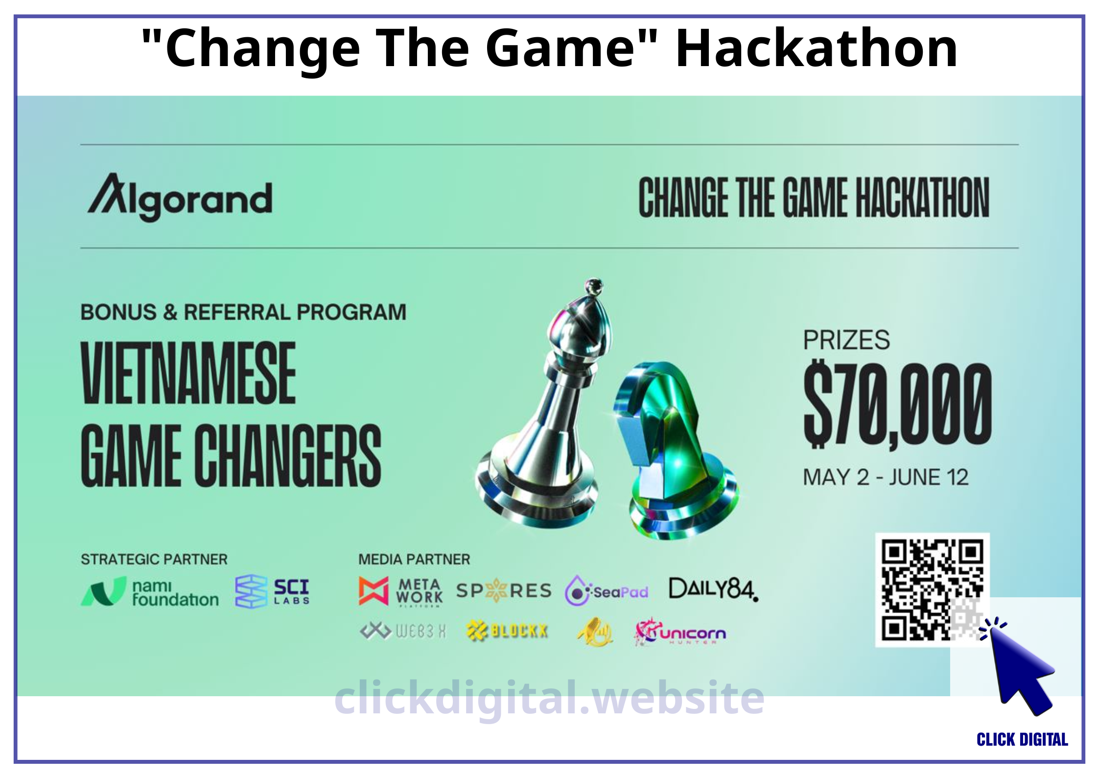 Sự kiện “Change The Game” Hackathon của Algorand tại Việt Nam