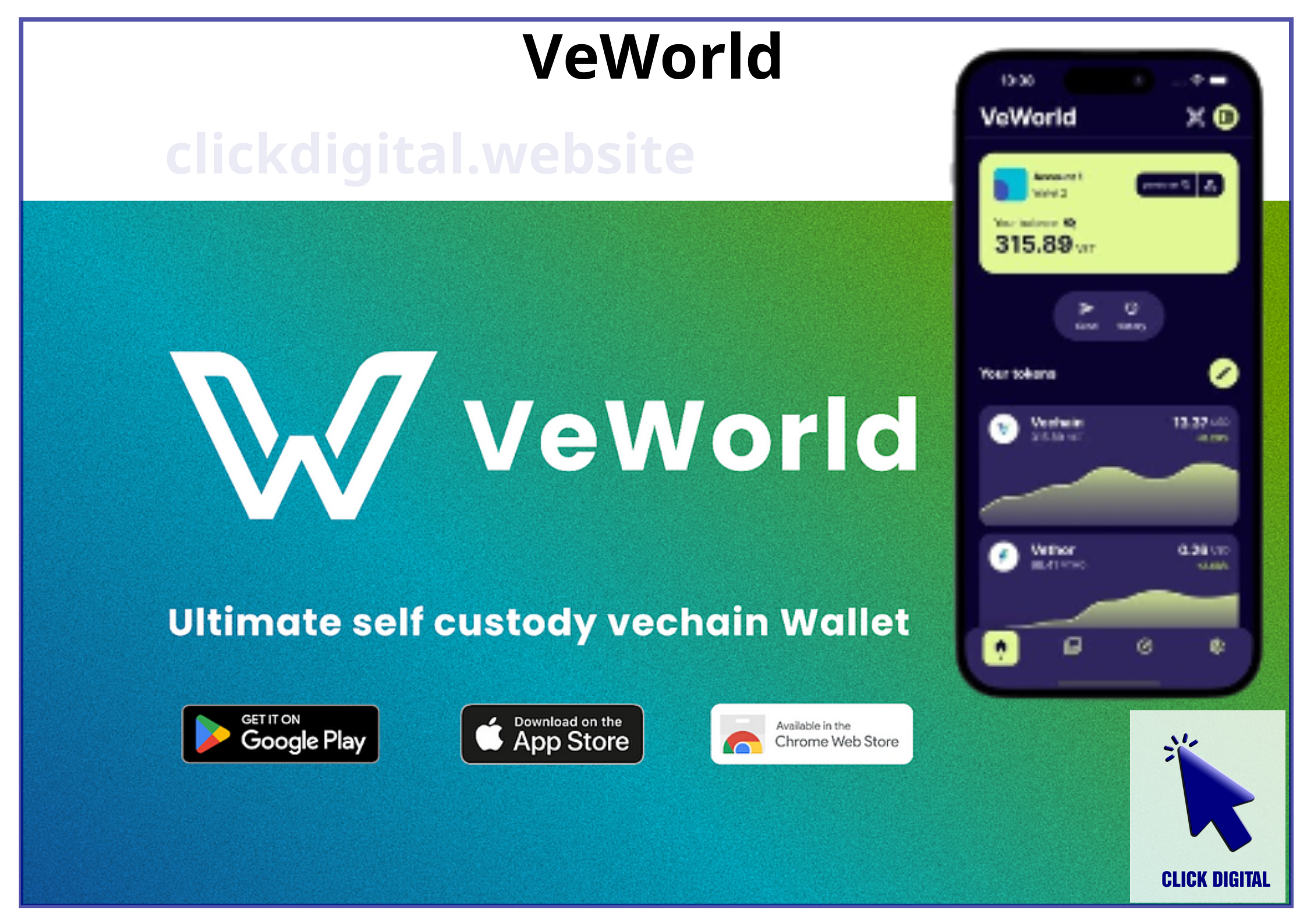 VeWorld Wallet tích hợp với Apple Pay: Tiện lợi hơn, mở rộng tiếp cận cho VeChain