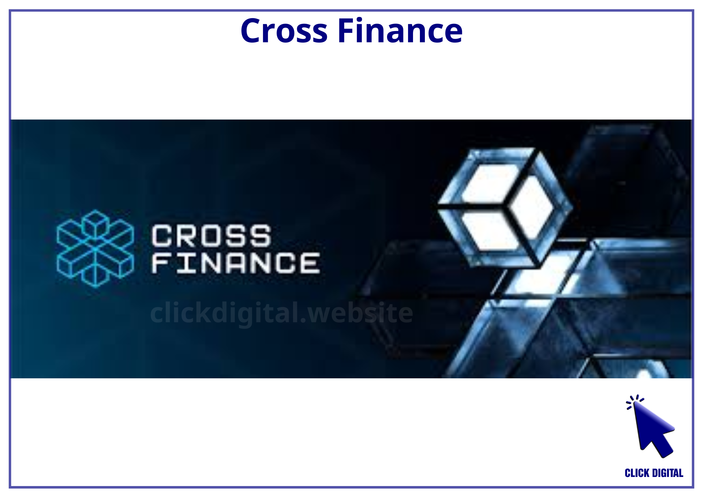 Cross Finance ($CF) ra mắt blockchain tương thích EVM