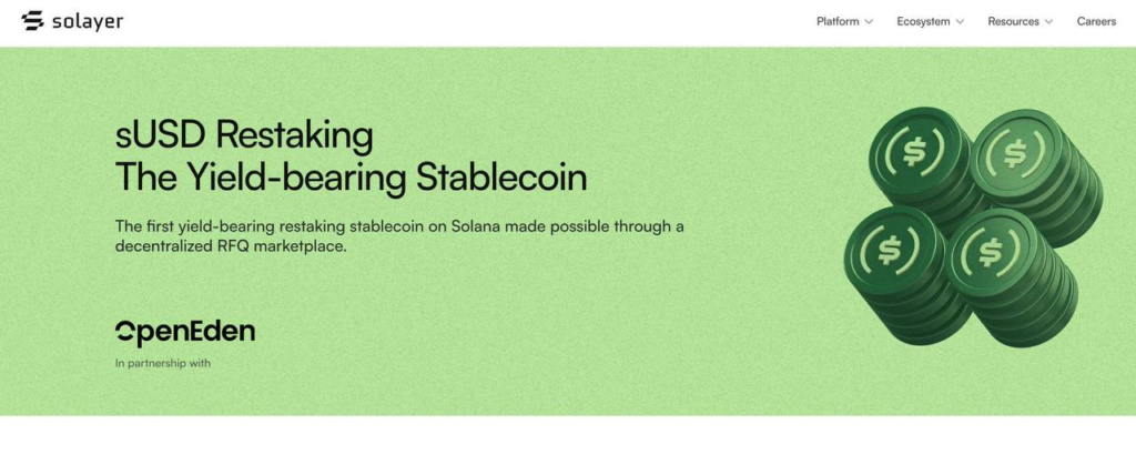 Stablecoin sUSD của Solayer